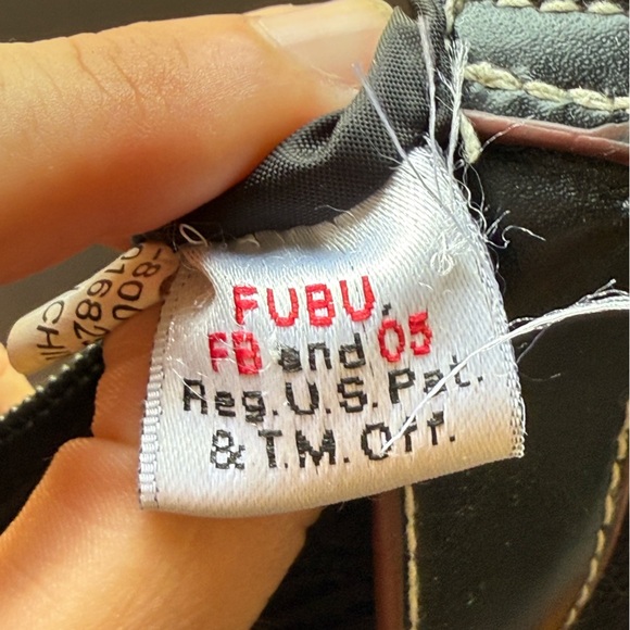 Vintage y2k Fubu The Collection Small Shoulder Bag with Leather Strap EUC - Picture 6 of 7